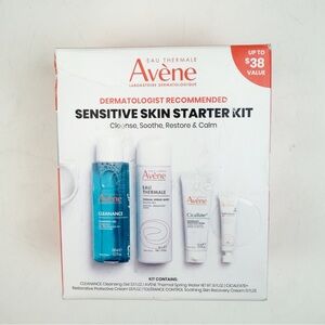 Avene Sensitive Skin Starter Kit Cleansing Gel Thermal Spring Water Cicalfate+